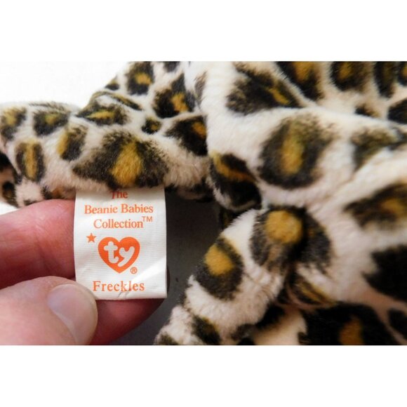 Ty Beanie Babies Freckles Leopard Stuffed Animal Plush Toy Retired Mint Tag - Picture 6 of 6